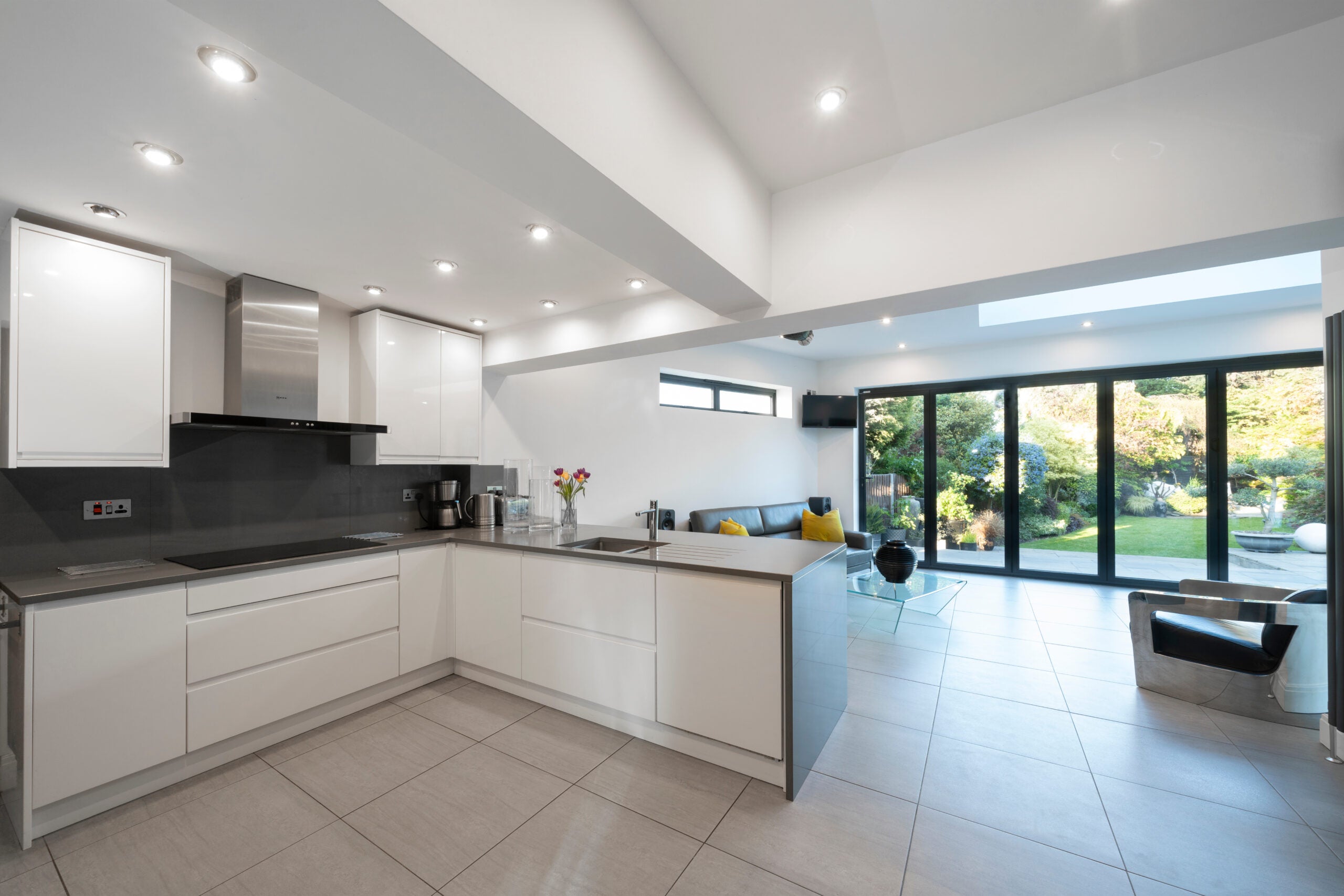 Aluminum Bifold Door 216"Wx80"H - OUT SWING FROM EXTERIOR VIEW image 17