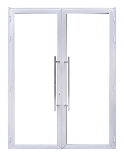 Aluminum French Door 60"Wx96"H - White image