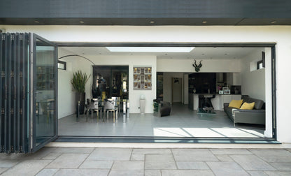 Aluminum Bifold Door 216"Wx80"H - OUT SWING FROM EXTERIOR VIEW image 10