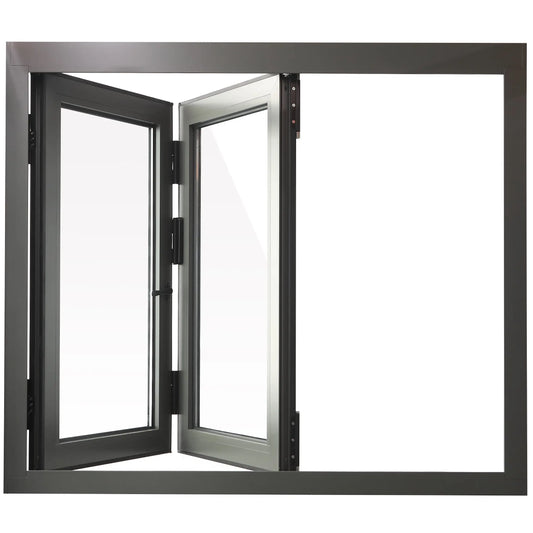 Doors Depots Aluminum Bifold Window 60"Wx36"H - OUT SWING FROM EXTERIOR VIEW image 0