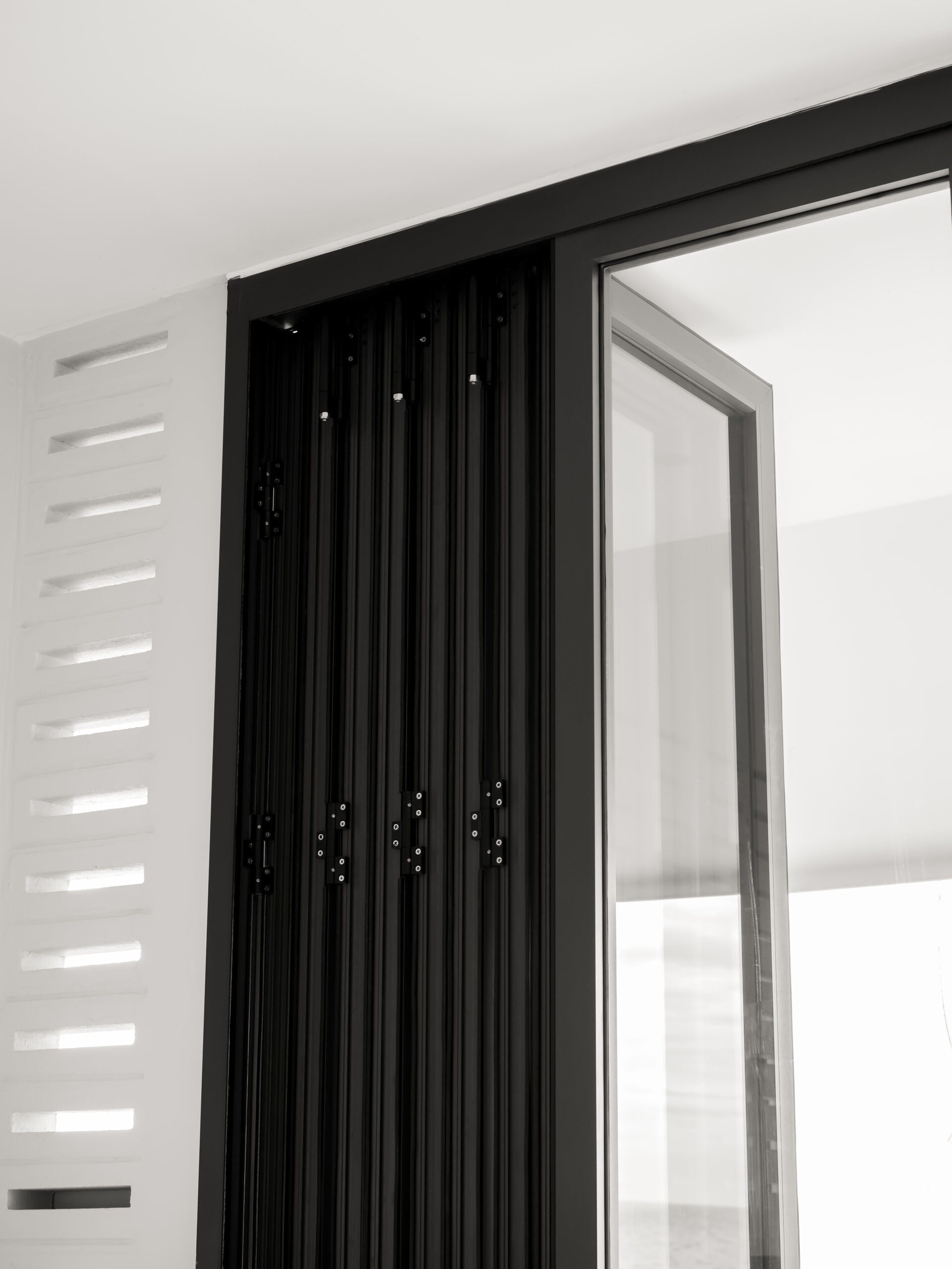 Aluminum Bifold Door 216"Wx80"H - OUT SWING FROM EXTERIOR VIEW image 13