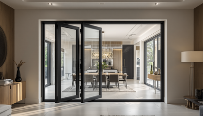 192x 80 Custom Energy Efficient Aluminum Bifold Door