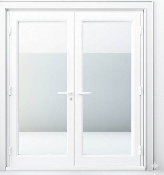 72x96 Custom Energy Efficient Aluminum French Door