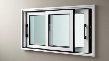 36"x36" Custom Energy-Efficient Aluminum Sliding Window
