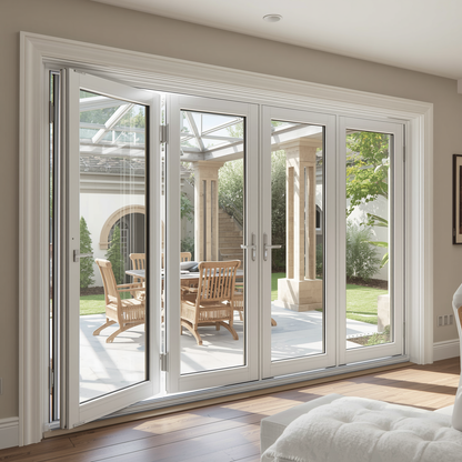 192x 80 Custom Energy Efficient Aluminum Bifold Door