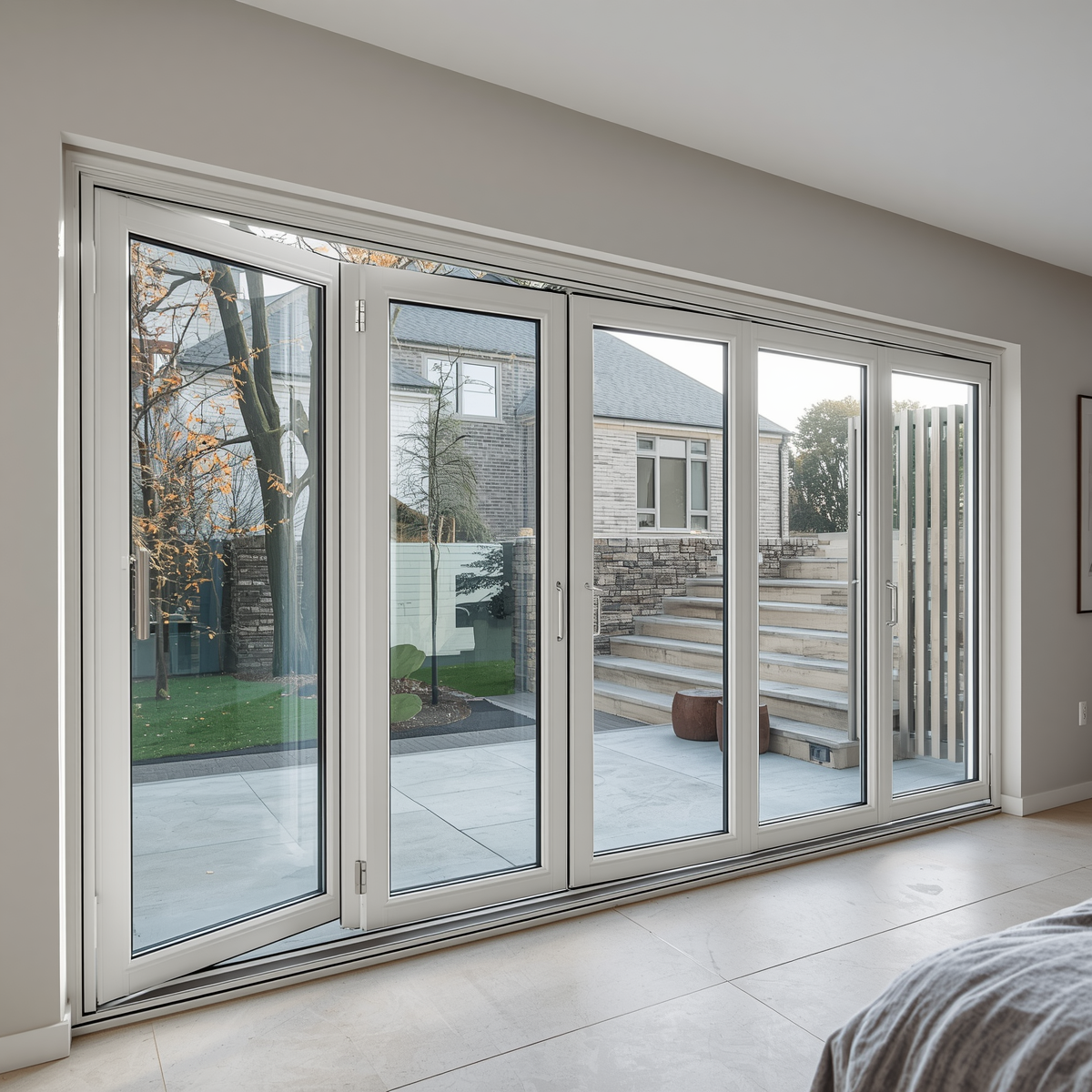 192x 80 Custom Energy Efficient Aluminum Bifold Door