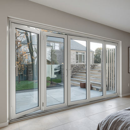 192x 80 Custom Energy Efficient Aluminum Bifold Door
