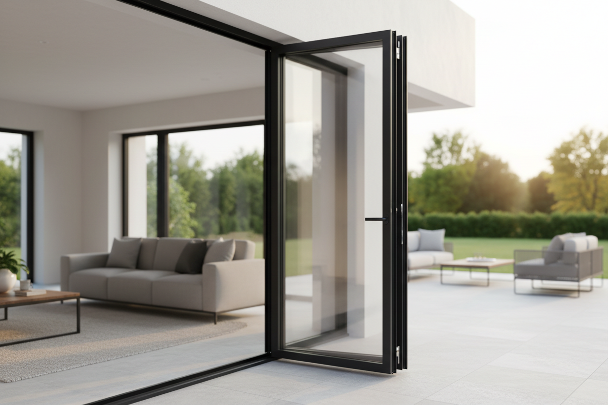 120x96 Custom Energy Efficient Aluminum Bifold Door