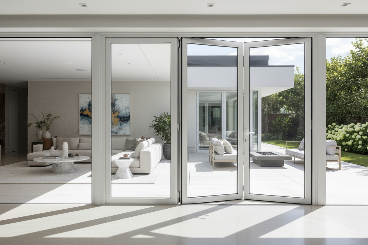 96x96 Custom Energy Efficient Aluminum Bifold Door