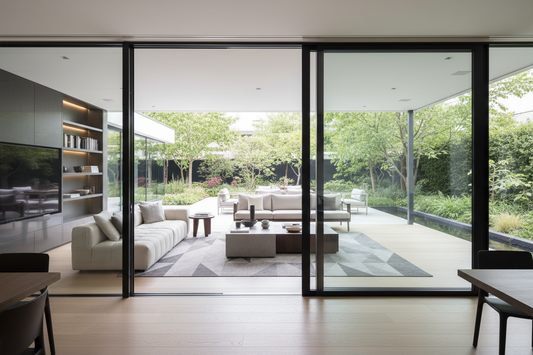 144"x96" Custom Energy-Efficient Aluminum Sliding Doors