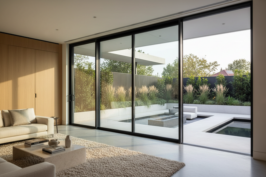 144"x96" Custom Energy-Efficient Aluminum Sliding Doors