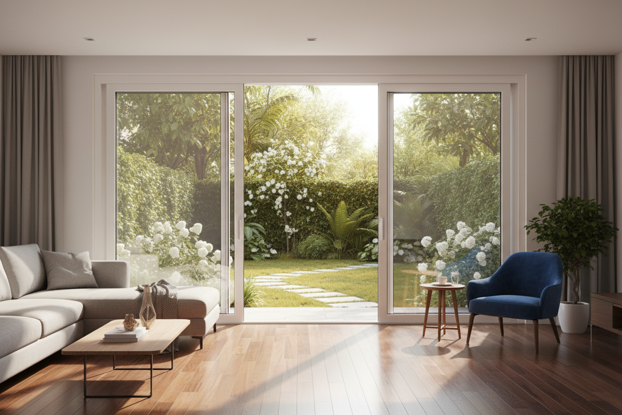 192x96 Custom Energy-Efficient Aluminum Sliding Doors