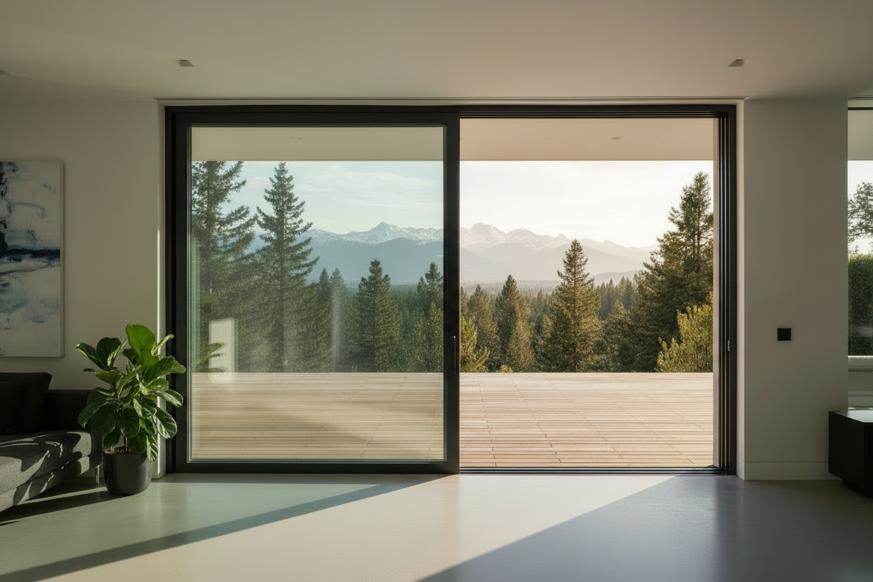 72x80 Custom Energy Efficient Aluminum Sliding Doors
