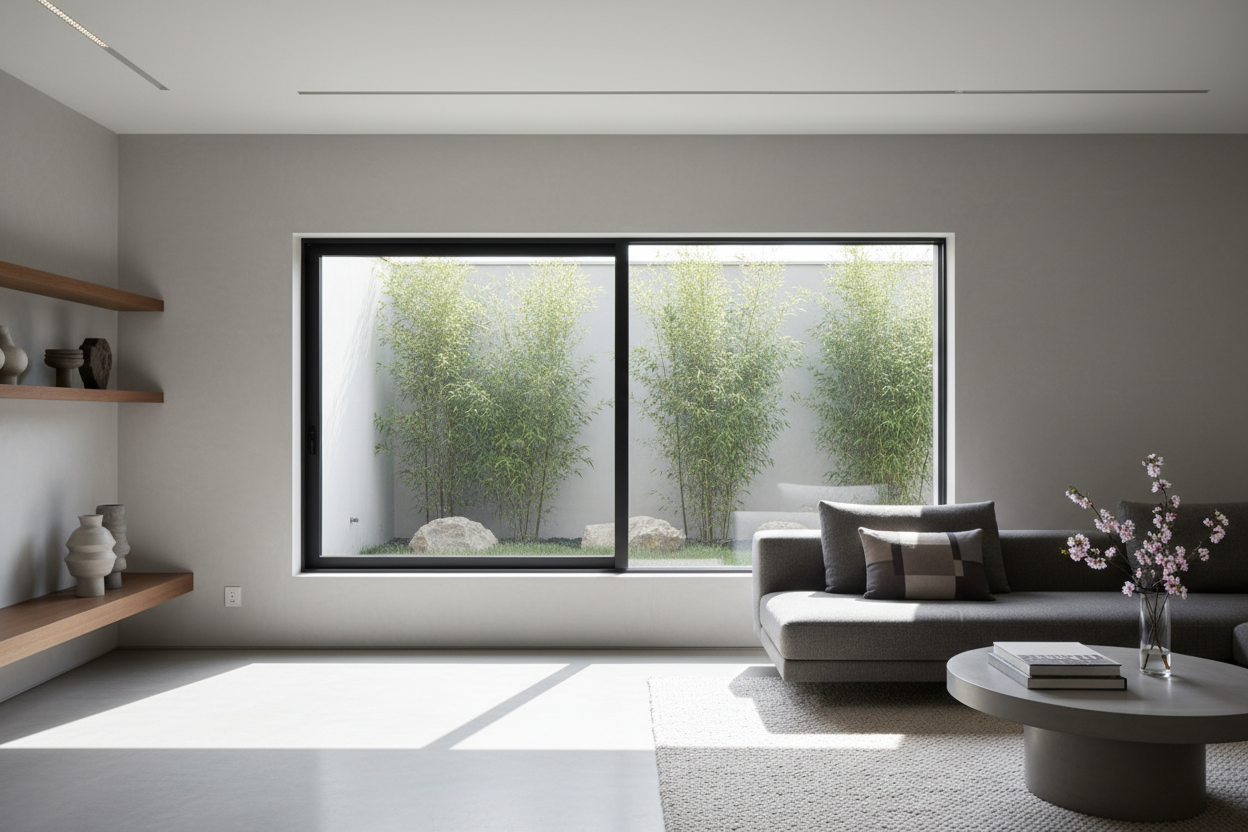 72"x42" Custom Energy-Efficient Aluminum Sliding Window