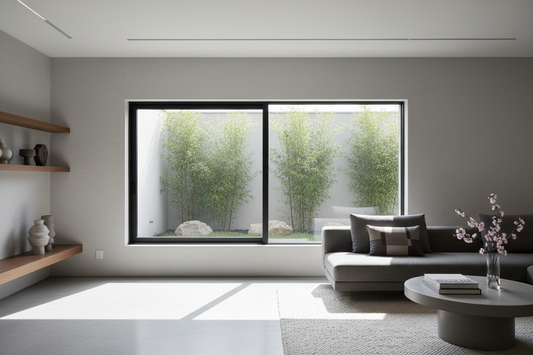 42"x42" Custom Energy-Efficient Aluminum Sliding Window
