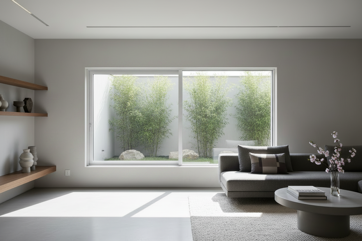 72"x42" Custom Energy-Efficient Aluminum Sliding Window